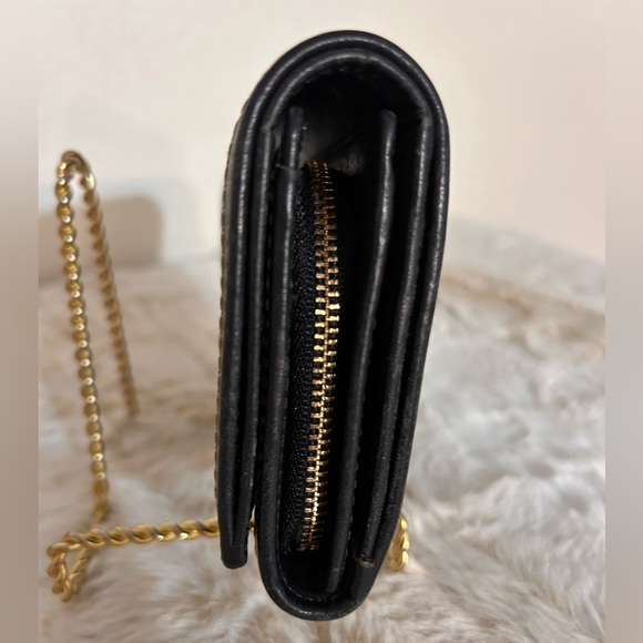 Coach Black Leather & Canvas detailed excellent used condition wallet. - Picture 4 of 6